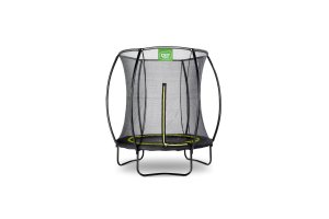 Exit 6ft Silhouette Black Trampoline With Enclosure