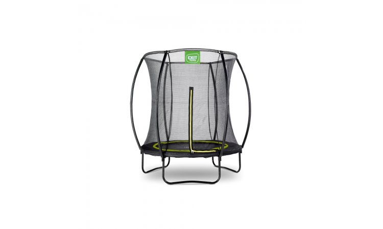 Exit 6ft Silhouette Black Trampoline With Enclosure