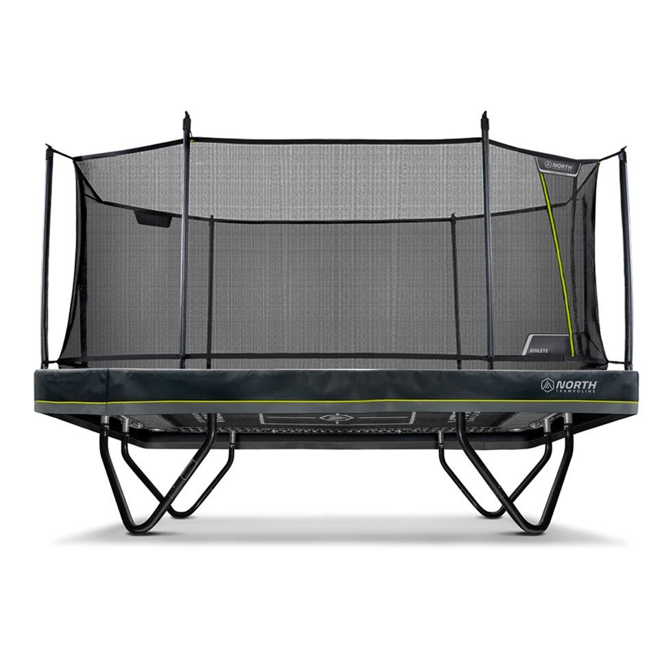 18ft x 11ft North Athlete Trampoline With Enclosure
